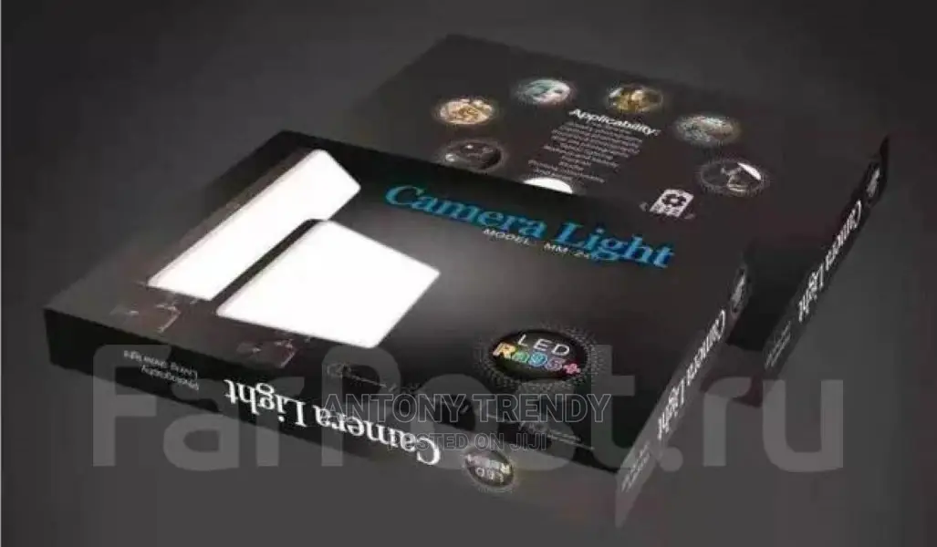 Camera-Mount LED Photography Light MM-240 LED Ra95+ With 2.1