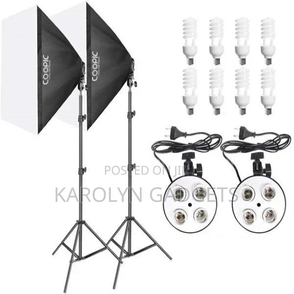 Softbox 50*70cm Diffuser 4 in 1 Socket E27 Lamp Holder