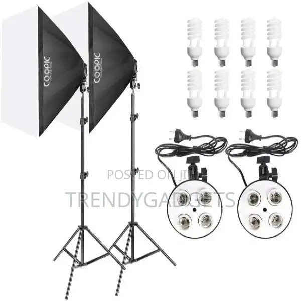 Softbox 50*70cm Diffuser 4 in 1 Socket E27 Lamp Holder