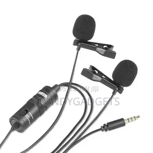 Omni-Directional Dual BOYA BY-M1DM Lavalier Microphone