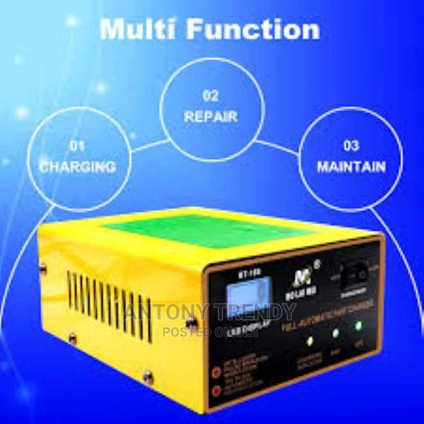 Auto Car Motorcycle Battery Charger Electric Intelligent Pul
