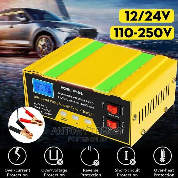 Automatically and Intelligently Car Battery Charger - main view
