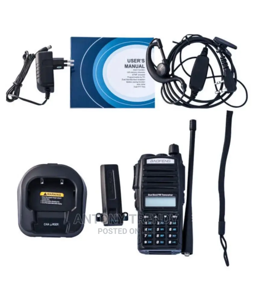 Handheld Transceiver Walkie Talkie Radio Call Uv 82