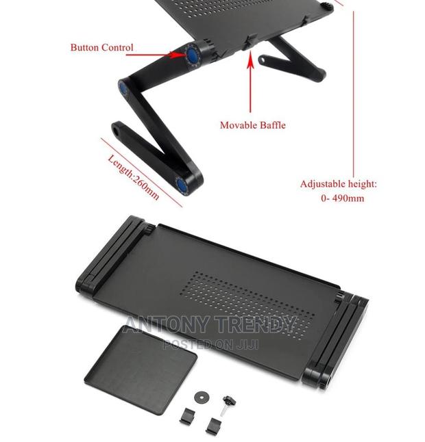Desk Portable Adjustable Laptop Table Stand Up/Sitting With