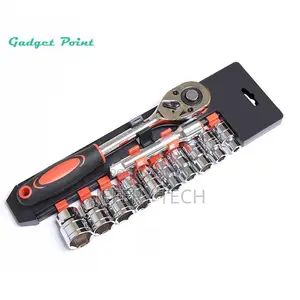 Mlg 11pcs Ratchet Socket Spanner Set