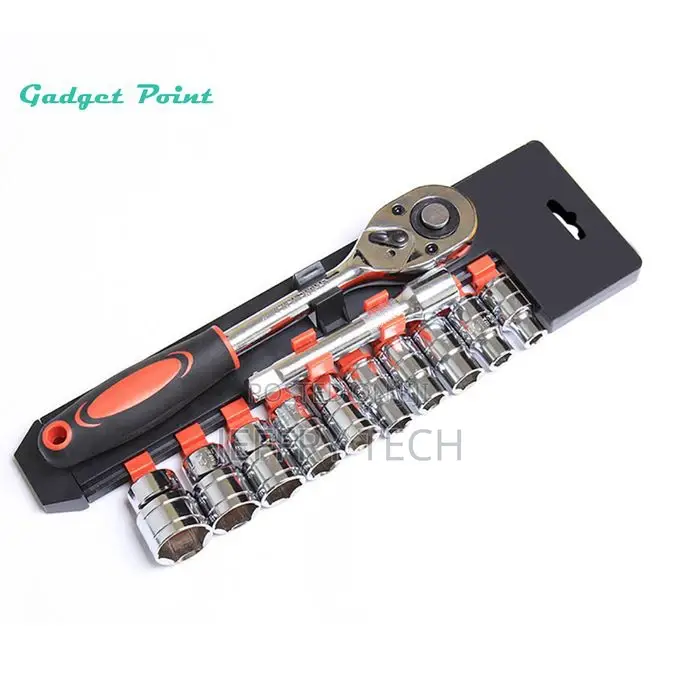 Mlg 11pcs Ratchet Socket Spanner Set