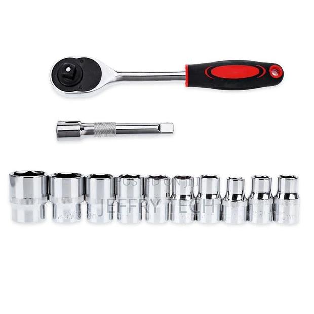 Mlg 11pcs Ratchet Socket Spanner Set - thumbnail 4