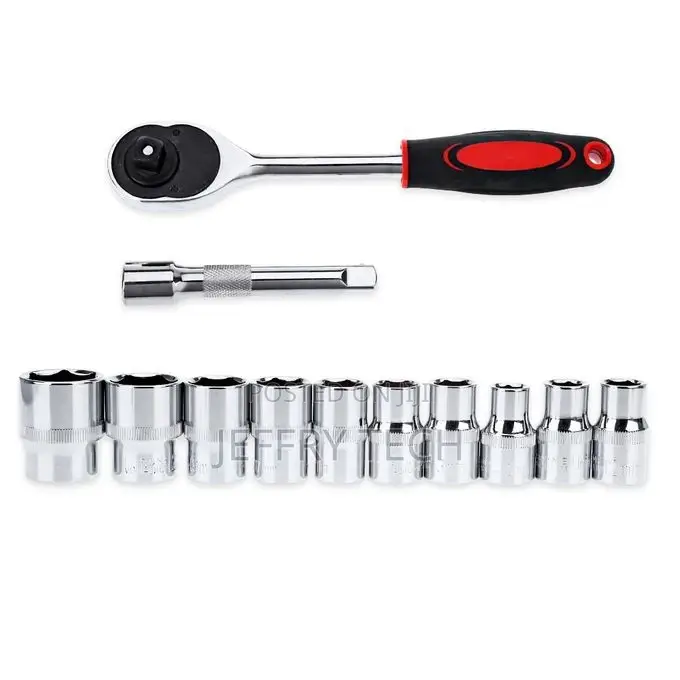 Mlg 11pcs Ratchet Socket Spanner Set