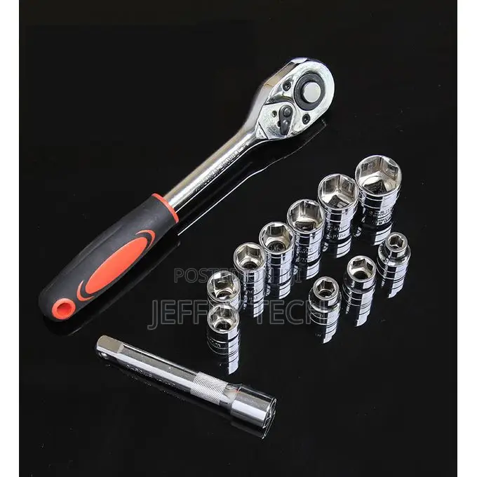 Mlg 11pcs Ratchet Socket Spanner Set