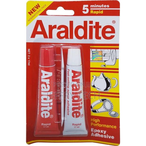 Araldite Glue Epoxy Adhesive Bonding Agent Clear - thumbnail 3