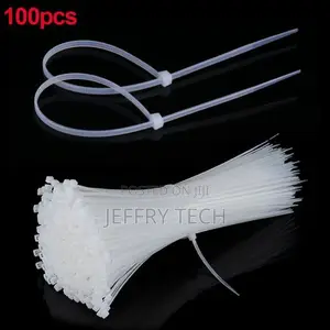 100PCS Nylon Self Locking Cable Ties Zip Ties Tie Wraps