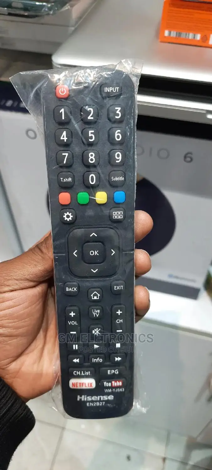 Hisense Netflix Youtube TV Remote.