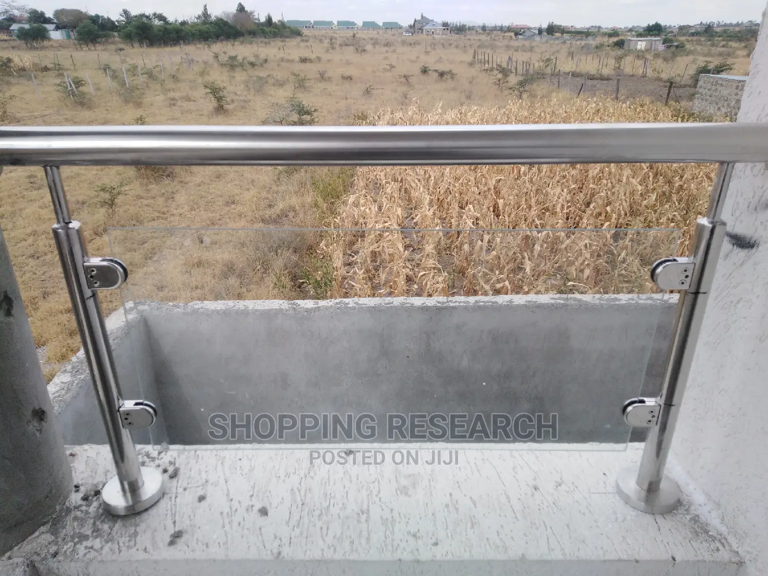 Stainless Steel Railing With Toughened Glass 6MM