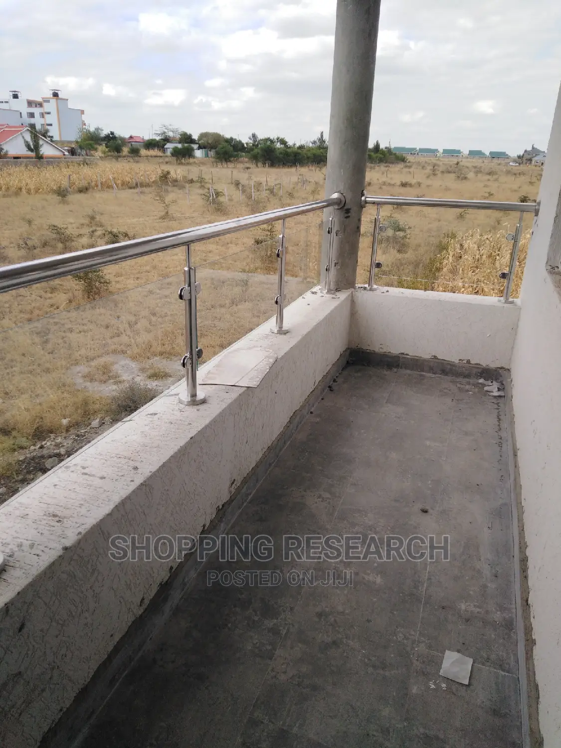 Stainless Steel Balcony Railing With Toughened Glass