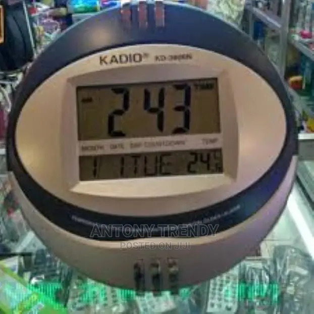 Best Watchkadio KD-3806 Large Clock Calendar Temperature Al