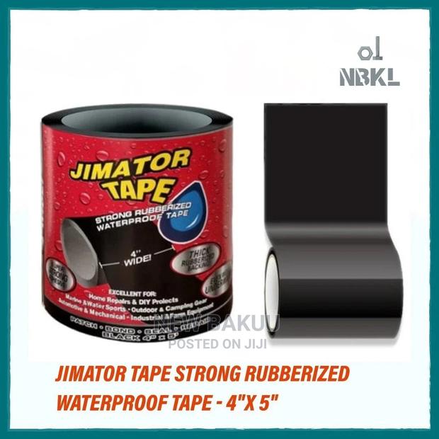 Jimator Tape Strong Rubberized Waterproof Tape - 4"X 5"