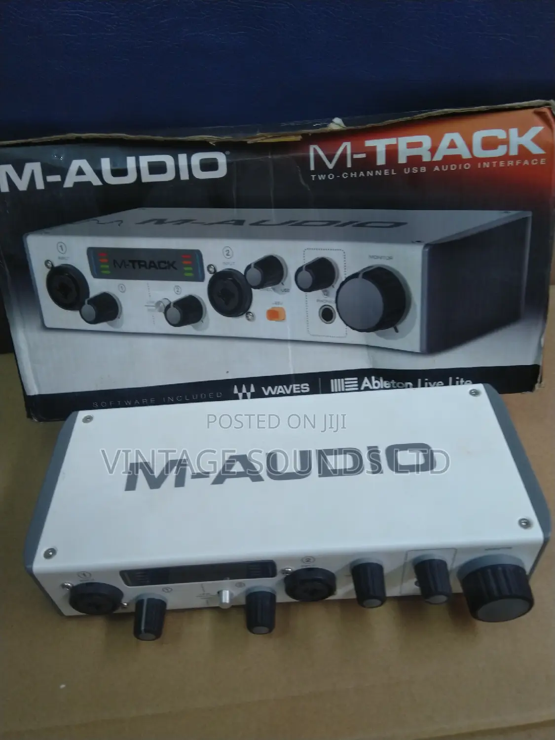 2 Channel M Audio M Track Plus Studio Soundcard