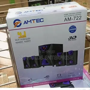 Hifi Speaker 4.1 Amtec 20000 Watts AM-722 Sound System.