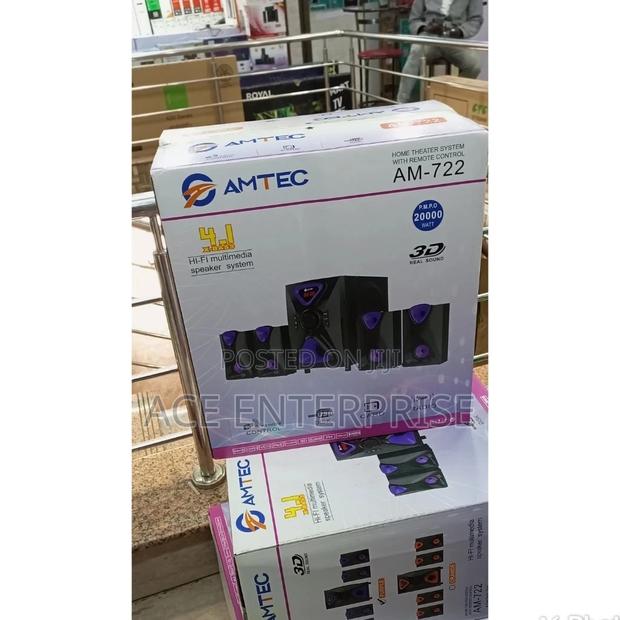 Amtec 4.1 Ch 20000 Watts Sounds System Home Theater System. - main view