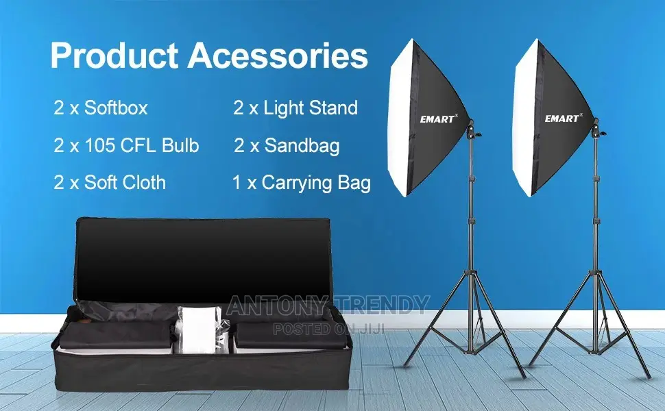 EMART Softbox Sandbag Lighting E27