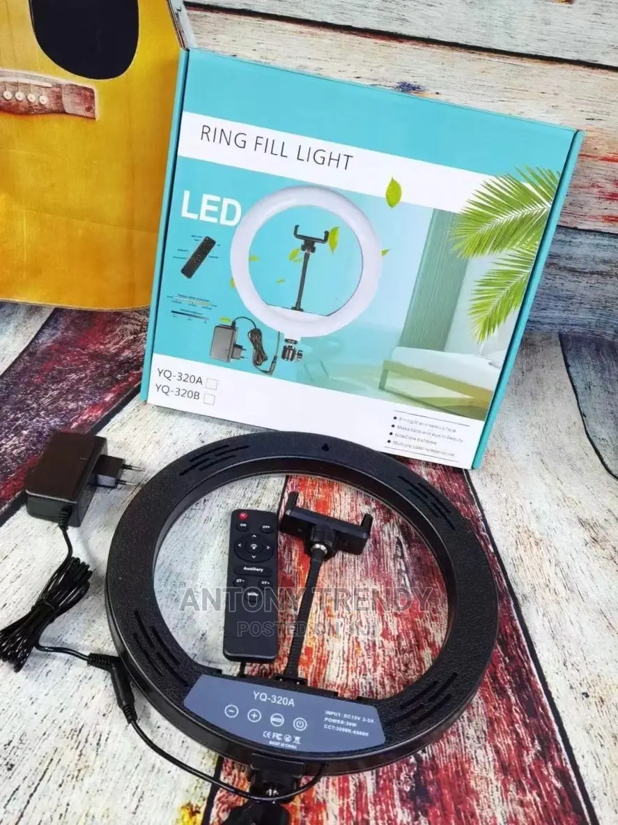 Professional LED Photo Lighting YQ-320A 12 Inch