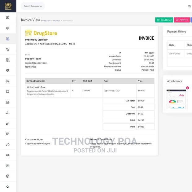 Pharmacy Billing Management Web Application - thumbnail 3