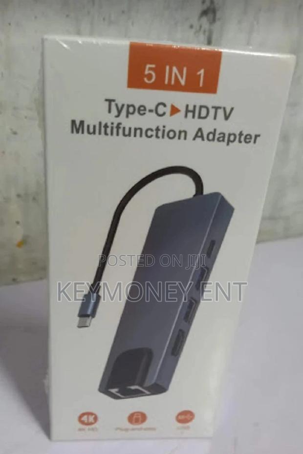 Multifunctional Adapter 5 in 1 Type C Hdmi Usb 3.0 Tf Card L - main view