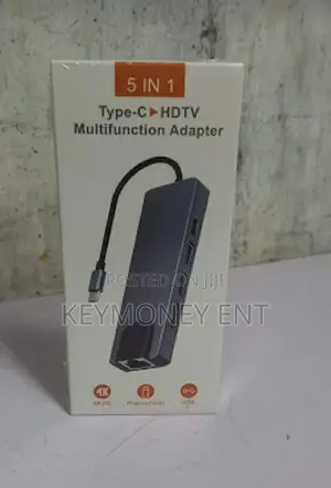 Multifunction USB C Hub 5-in-1 Type C Hub 100W PD Power