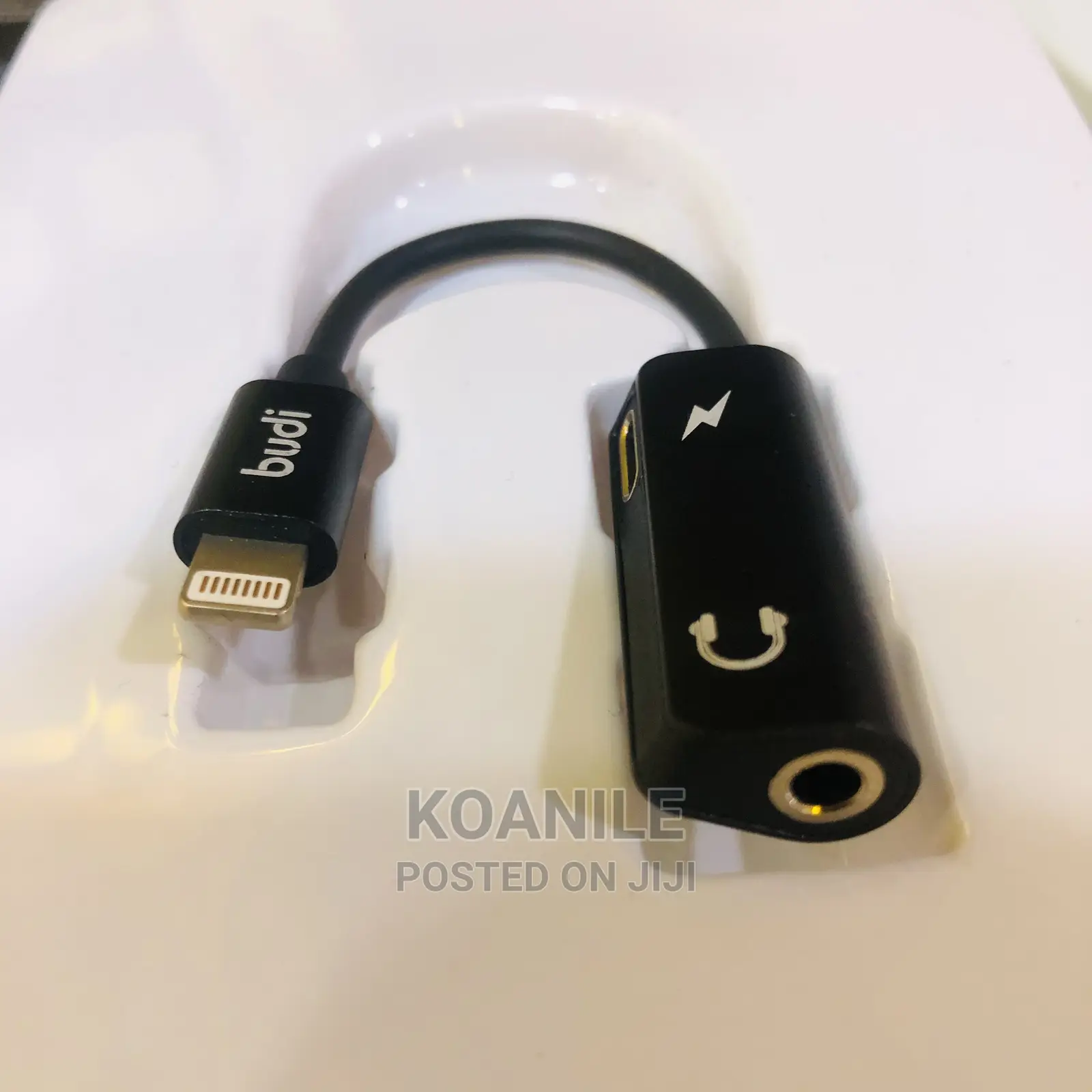 Lightning to 3.5mm Jack Pin With Lightning Connector