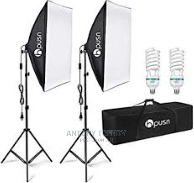 Upgraded 20x28 Photography Lighting Kit Auto Pop-Up Softbox