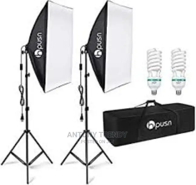 Upgraded 20x28 Photography Lighting Kit Auto Pop-Up Softbox