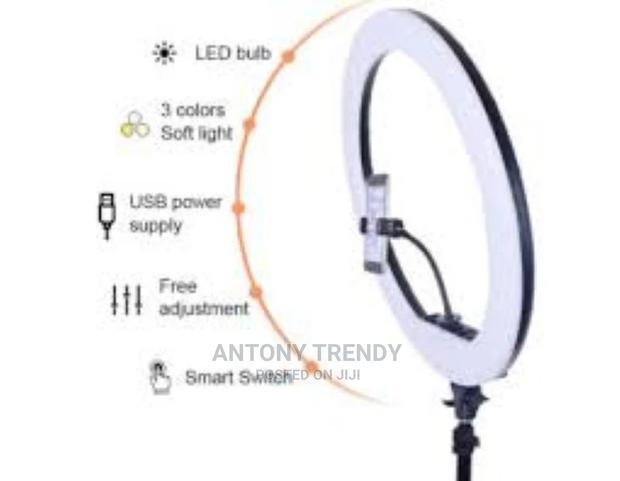 Selfie Ring Light With Tripod Stand Cell Phone Holder Re