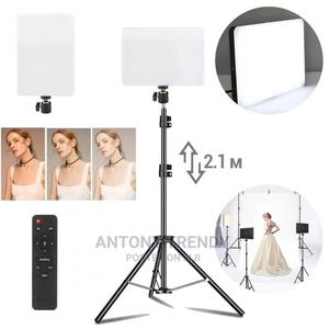 Pair Led Video Camera Keystone Mount Light Portable Photogr - thumbnail 2