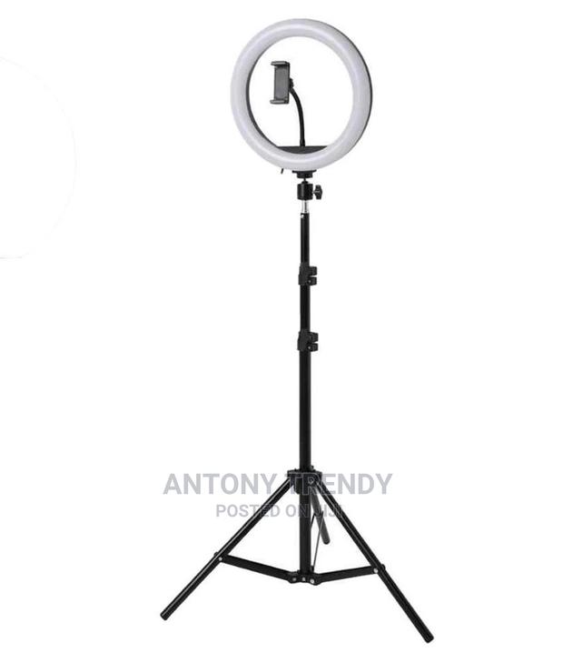 10 Inch Ring Light, Complete With Stand Phone Holder - main view