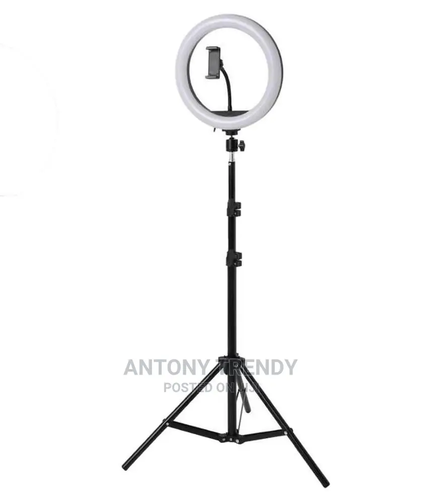 10 Inch Ring Light, Complete With Stand Phone Holder