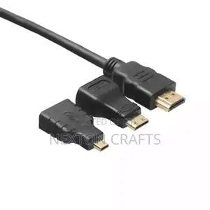 Mini HDMI to HDMI Cable, Micro HDMI to HDMI Cable 3in1 HDTV
