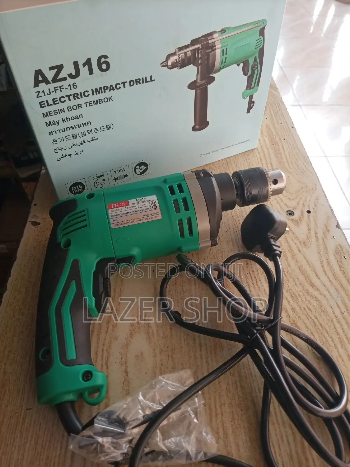 Drill 710w/Impact/Hammered