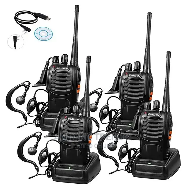 Bf-888s Two Way Radio With 1500mah Long Range Baofeng