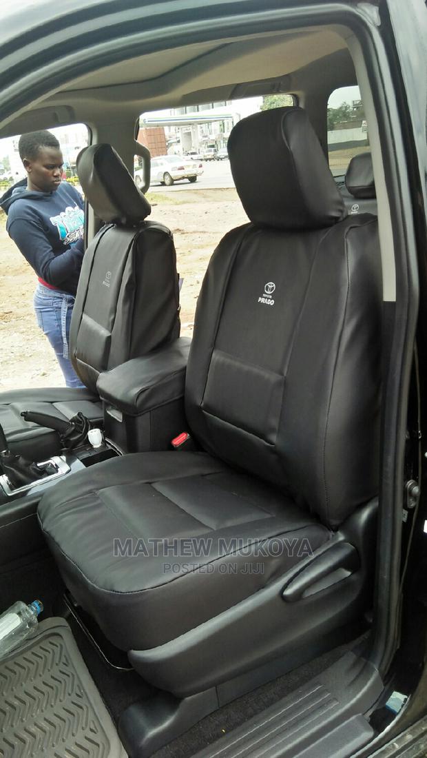 Prado Black Car Seat Covers - main view