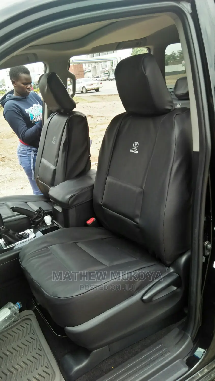 Prado Black Car Seat Covers