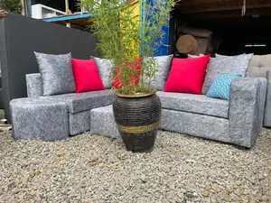 L Seat Sofa With Footrest