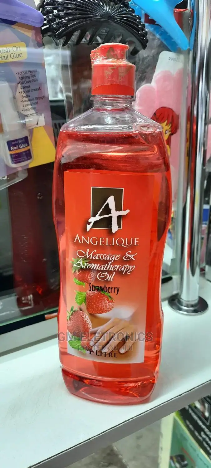 Angelique Massage Oil Enriched With Strawberry 1 Litre.