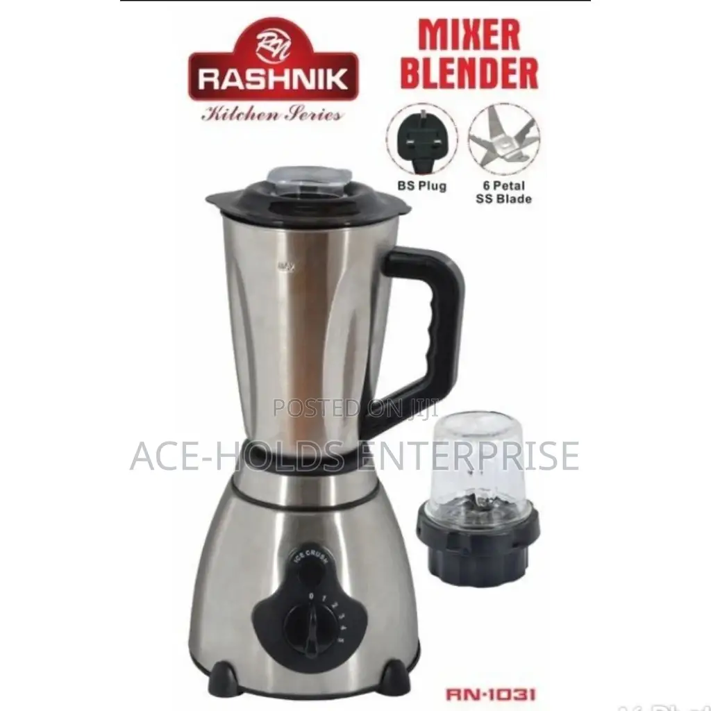 RASHNIK Blender (Steel Jar).