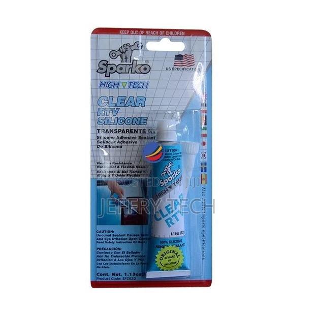 Sparko Clear RTV Silicone Sealant 32/85gm - thumbnail 2