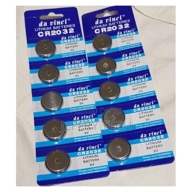 CR2032 Lithium Cell Coin Button Battery 5pcs - thumbnail 2