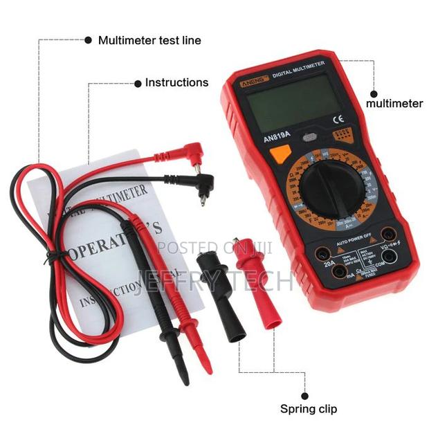 Aneng Digital Multimeter AC/DC Voltage Resistance Meter - main view