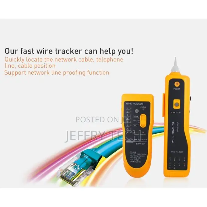 Professional Network Cable Tester RJ45 RJ11 LAN Cable Tester