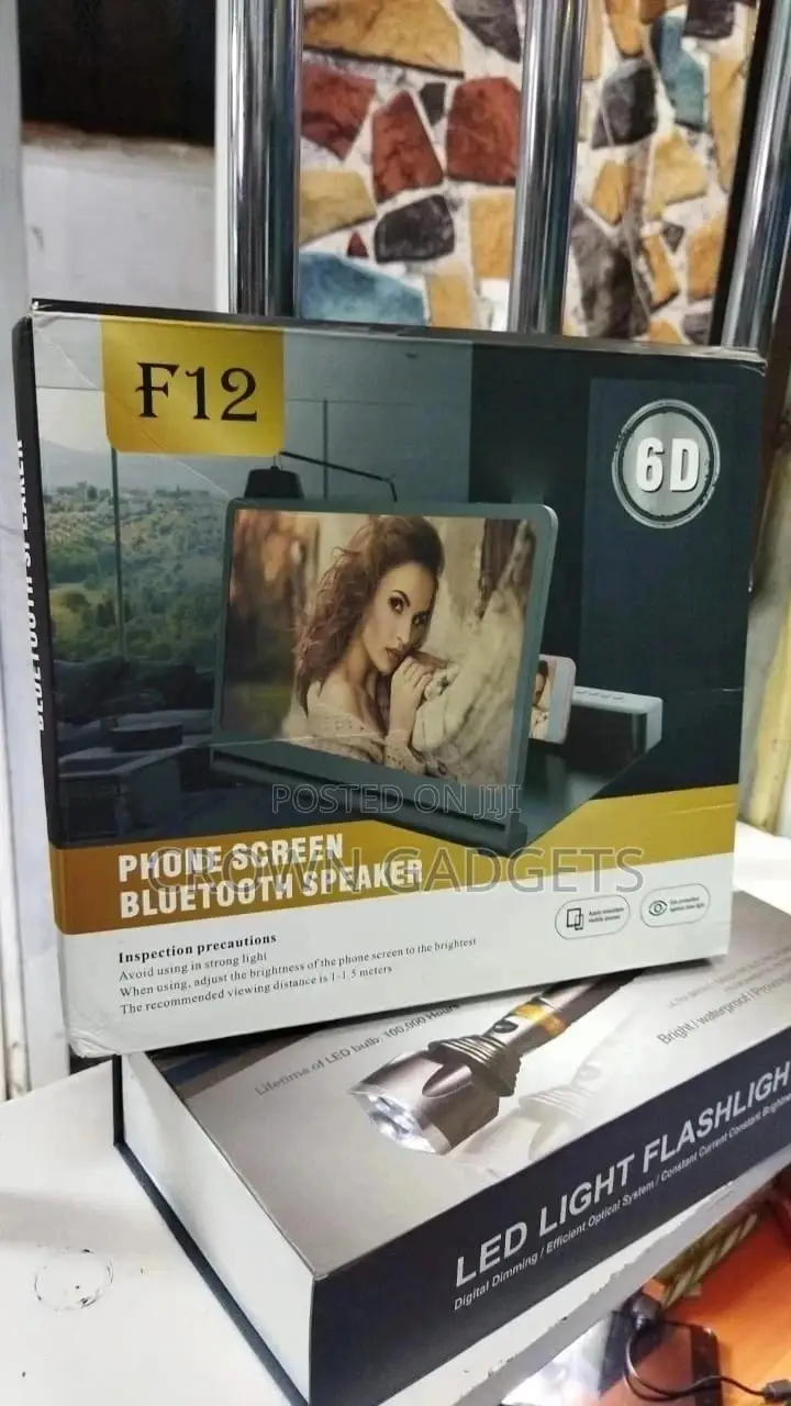 New F12 Universal 12 Inch Mobile Phone Screen Magnifier 3D H