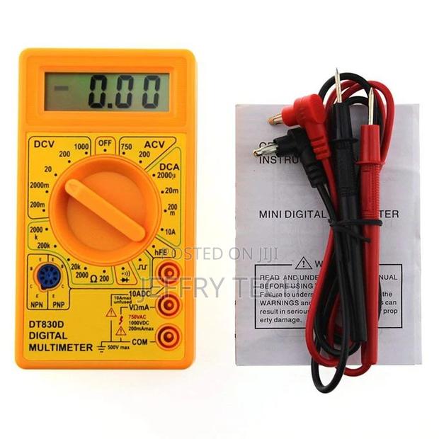 DT830 LCD Digital Multimeter Voltmeter ACDC Tester - main view