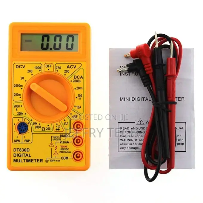DT830 LCD Digital Multimeter Voltmeter ACDC Tester